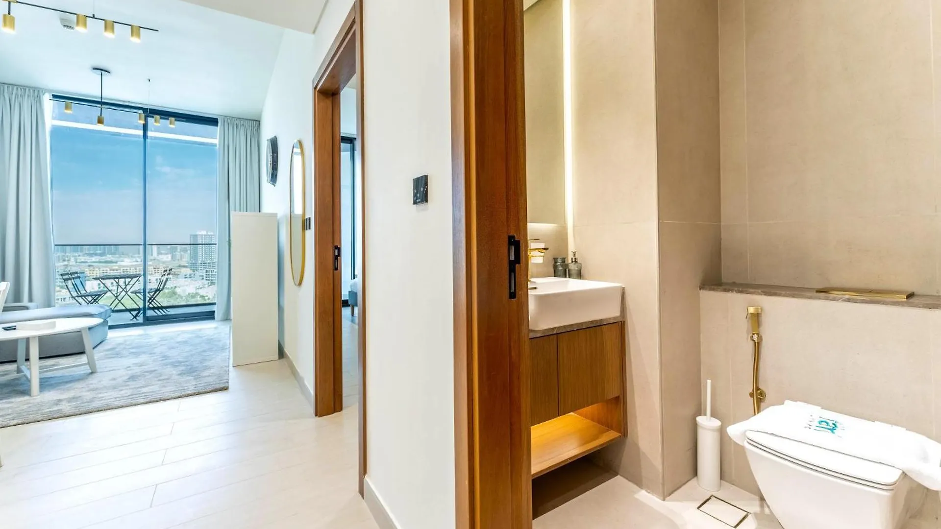 Apartment Fam Living Minimalist 1Br Gem In Binghatti Amber Dubai United Arab Emirates